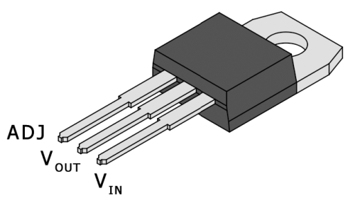 Vývody LM317
