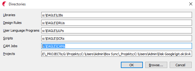 Eagle directories