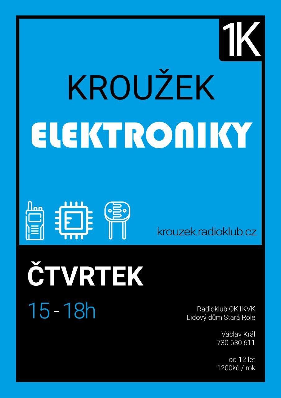 Plakát kroužek elektroniky 2020/2021